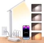 One Beat Led Desk Lamp With Power Strip 3 Outlets, 4 (2 Usb-c). Fixed Price $21.65.