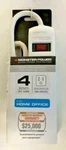 Monster 121883-00 Surge Protector Outlets 2FT Cord 540 Joules Fireproof White. Fixed Price $14.20.