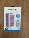 Aduro Surge Glow Multi-charging Station Lavender Color, New, Open Box. Fixed Price $20.00.