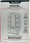 Cyberpower - CSP600WSURC2 Surge Protector Swivel Outlets Usb White. Fixed Price $34.95.