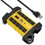 10-OUTLET Heavy Duty Power Strip Surge Protector 2800 Joules, 6FT Extension Cord. Fixed Price $27.99.