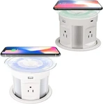 Kungfuking Popup Outlet (power Socket W/ Wireless Charger). Fixed Price $69.99.