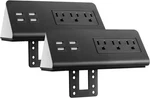 Emerising 2-PACK Desk Edge Mount Power Strips With 4 Usb Ports & 3 Outl. Fixed Price $74.99.