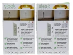 2 Sleek Socket Dual 8 Ft. Ultra-thin Covers W/ 3-OUTLET Power Strips. Fixed Price $34.99.
