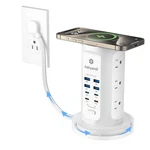 Power Strip Tower, Pd Usb Charging Kakyanill Surge 65W, White. Fixed Price $62.32.