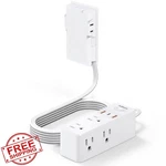 Power Strip Surge Protector 6 Ac 3 Usb-c 1050J Flat Cord Multi Plug Extender. Fixed Price $27.99.
