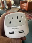 Free Shipping Tessan TS-WM02-UK Travel Plug Adapter Type Outlet Charger. Fixed Price $14.75.