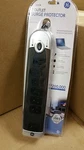 Surge Protector New 7 Outlet 1545 Joules 4FT Power Cord. Fixed Price $14.99.