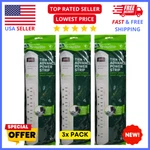 Greenlite Surge Protector Power Strip 7 Outlet 1440J 3 Pack Extension Cord. Fixed Price $22.43.