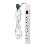 Gogreen Power 7 Outlet Surge Protector, 6 Ft Cord, 1,200 J, White. Fixed Price $23.74.