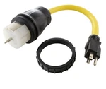15A Household Plug To CS6364 Flexible Inlet Box/temp Power Adapter By Ac Works. Fixed Price $49.99.