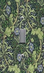 Art Nouveau William Morris Seaweed Blue Green Light Switchplate Wall Outlet. Fixed Price $15.00.