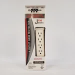 Ppp 6 Outlet Surge Protector 750J Tower Of Power Series Ul Listed Strip. Fixed Price $15.99.