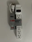Uninex PS08T: 6-OUTLET Power Strip, Ul Listed, 14/3 Awg, 1.6-FT, 1-PACK White. Fixed Price $6.39.