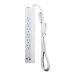 Uninex PS105SWT Slim 6-OUTLET Surge Protector Power Strip With 2 Usb Charging.... Fixed Price $20.95.
