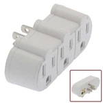 Outlet Indoor Power Wall Tap Grounded Adapter 3-WAY Receptacle 125V 15A White. Fixed Price $11.96.