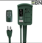 Bn-link Outdoor Power Stake Timer Waterproof, Strip With 6 Grounded Outlet. Fixed Price $18.00.