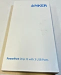 Anker Powerport Strip 12 With 3 Usb New Model: A2762 White Sealed. Fixed Price $30.00.