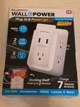 Bell + Howell - Wall Power (as Seen On Tv) New, Charge 7 Devices. Fixed Price $13.99.