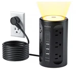 Power Strip Tower Surge Protector 10FT Extension Cord 12AC Usb Black Anntane. Fixed Price $51.99.