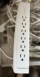 (set Of 3) Cyberpower Outlets 750 Joules Feet Cord Surge Protector P606. Fixed Price $24.99.