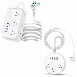 Ntonpower Extension Cord 15 Ft, 1875W Two Prong Three Outlet Adapter.... Fixed Price $72.65.