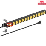 Regleta Larga Para Montaje Pared, Protector Contra Sobretensiones De Alta Res. Fixed Price $65.56.