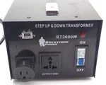 Rockstone Power Step Up & Down Transformer RT3000W With Usb Used. Fixed Price $33.99.
