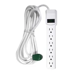 Go Green Power Inc. 12FT Surge Protector With 6 Outlets - Heavy Duty, Circuit.... Fixed Price $20.68.