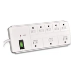 Gogreen Power 8 Outlet Surge Protector, 6 Ft Cord, 750 J, White. Fixed Price $27.30.