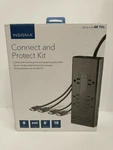Insignia Connect And Kit 8-OUTLET Surge Protector Hdmi Free Ship!. Fixed Price $23.29.
