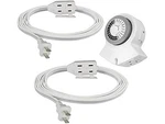 Clear Power 3 Outlet Indoor Extension Cord - 2 Timer. Fixed Price $29.95.