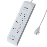 8-OUTLET, 2-USB Port, Ethernet/telco 4200J Surge Protector Power Strip 6-FT Cord. Fixed Price $45.99.