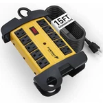 Fosmon 15FT Heavy Duty Metal Power Strip With 10 Outlets & Surge Protector, 3.... Fixed Price $45.39.
