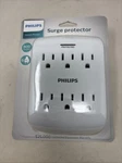 Philips 6-OUTLET Surge Protector Tap, 900 Joules, Space Saving Design, 3-PRONG. Fixed Price $14.99.