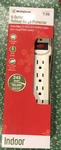 New Westinghouse 6 Grounded Outlet Holiday Surge Protector Indoor 2.5 Ft Cord. Fixed Price $7.00.