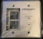Panamax Miw-power-pro-pfp Outlet Faceplate Silver. Fixed Price $40.00.