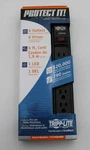 Lot Of 10 Tripp Lite TLP606B 6-OUTLET Surge Protector (6FT Cord). Fixed Price $125.00.
