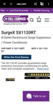 Surgex SX1120RT Rackmount Protector 8-OUTLETS 20A 120V Power Conditioner. Fixed Price $100.00.