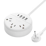 Ntonpower Flat Plug Strip W/ Outlets & 4 Ports (3 Usb-a 1 Usb-c) !. Fixed Price $7.98.