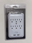One Power Wall Tap Surge Protector White. Fixed Price $25.00.