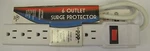 New Surge Protector 6 Outlets 90JOULES Listed. Fixed Price $17.00.