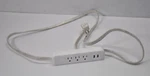 Globe Electric 3 Outlet Designer Series Power Strip White 2 Usb-c Plugs. Fixed Price $13.50.