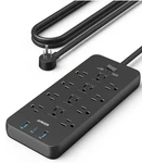 Anker 351 Power Strip Fast-charging Surge Protector With 12 Outlets Black Nib. Fixed Price $19.00.