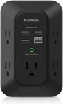 Usb Wall Charger Surge Protector - 5 Outlet Extender With 4 Charging Ports. Fixed Price $24.05.