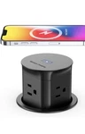 Jgstkcity Pop Up With 15W Wireless Charger, 4 Outlets 15A, Waterproof. Fixed Price $199.00.