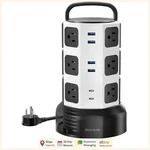 Tower Power Strip With 12 Outlets, Usb Charging And Surge Protection Features. Fixed Price $53.49.