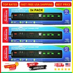 Sunbeam 7 Outlet Surge Protector Power Strip Extension Cord 3 Pack. Fixed Price $24.28.