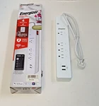 Energizer Smart 4-OUTLET Power Strip With Usb Ports, Wifi, Remote Control. Fixed Price $15.99.
