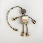 Kikkerland Hubman Extension Cord Electroman Surge Protector Staples Logo. Fixed Price $17.49.